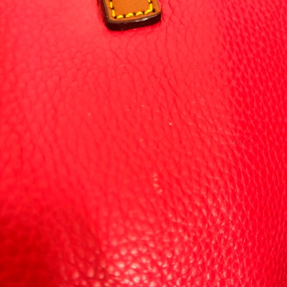 Dooney & Bourke Pebble Leather Charleston Shopper Pink Tote Bag EUC - Picture 11 of 12